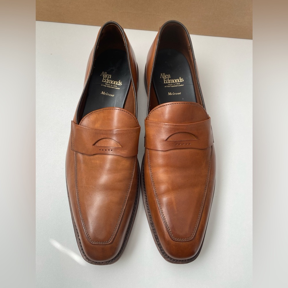 Leather loafers